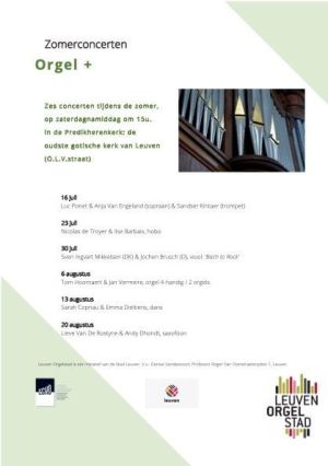 Leuven  Zomerconcerten Orgel+