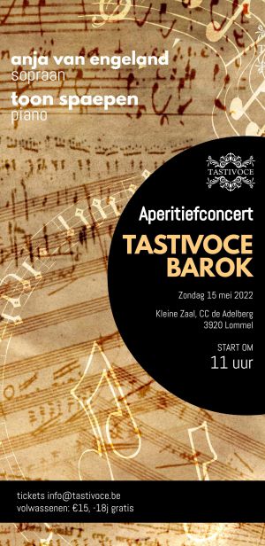 Aperitiefconcert TastiVoce Barok